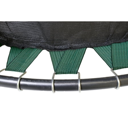Clips Included Net /& Mat ONLY Trampoline Replacement Jumping Band Mat With Attached Safety Net For 55 Round Frame